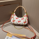 White Daily Print Chains Bags