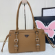 Yellow Brown Daily Letters Patchwork Bags