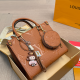 Brown Daily Letters Contrast Bags