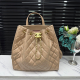Khaki Daily Letters Chains Bags
