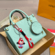 Green Daily Letters Contrast Bags