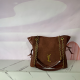 Brown Daily Letters Chains Bags