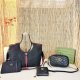 Black Daily Letters Contrast Bags