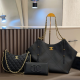 Black Daily Letters Patchwork Bags