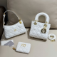 White Daily Letters Metal Accessories Trim Bags