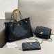 Black Daily Letters Patchwork Bags