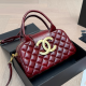 Burgundy Daily Letters Contrast Bags