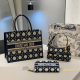 Tibetan Blue Daily Letters Contrast Bags