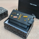 Black Daily Letters Metal Accessories Trim Bags