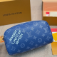 Blue Daily Letters Patchwork Bags