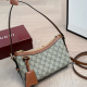 Brown Daily Letters Contrast Bags