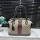 Black khaki Daily Letters Contrast Bags