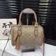 Light Brown Daily Letters Fringed Trim Bags