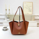 Red-brown Daily Letters Patchwork Bags