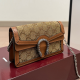 Brown Daily Letters Chains Bags