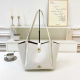 White Daily Letters Patchwork Bags