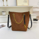 Brown Daily Letters Chains Bags