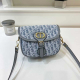 Blue Daily Letters Contrast Bags
