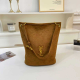 Yellow Brown Daily Letters Patchwork Bags