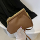 Brown Daily Solid Color Irregular Bags