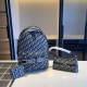 Black Daily Letters Patchwork Bags