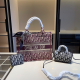 Red Daily Letters Contrast Bags