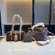 Yellow Brown Daily Letters Contrast Bags
