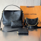 Black Daily Letters Contrast Bags