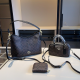 Black Daily Letters Patchwork Bags