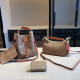 Brown Daily Letters Contrast Bags