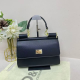 Black Textured Lock Tote Bag Metal Handle Shoulder Purse