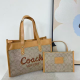Yellow Daily Errands 2-Piece Logo Tote Bag Handheld Crossbody Fresh Sweet Outfit Bag