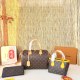 Brown Monogram Boston 3-Piece Bag Set Tote Crossbody Wallet