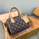 Brown Embossed Cylinder Handbag Detachable Strap Crossbody Bag