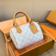 White Yellow Embossed Cylinder Handbag Detachable Strap Crossbody Bag