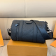 Black Embossed Cylinder Crossbody Bag Zipper Shoulder Daily Bag