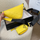 Yellow Minimal Logo 3-in-1 Triangle Trendy Crossbody