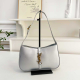 Silver Vibrant Logo Shoulder Bag Y2K Crossbody