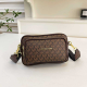Brown All-Over Logo Convertible Bag Trendy Crossbody Fanny Pack