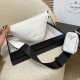 White Minimal Logo 3-in-1 Triangle Trendy Crossbody
