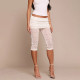 White Sexy Lace Skinny High Waist Solid Color Bottoms