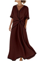 Deep Red Dresses