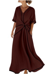 Deep Red Dresses
