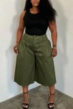 Black Ruched Plus Size