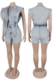 Blue Rompers