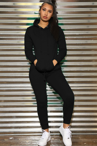 Polyester Casual Two Piece Suits Solid Straight Long Sleeve