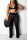 Fashion Sexy Black Knit Two-piece Set