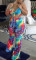 Casual Fashion Printed   Multicolor Jumpsuit