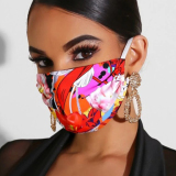 Plaid Print Casual Basic Dustproof Face Protection