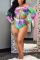 Green Two Piece Suits Gradient Fashion Sexy adult Ma'am Swimwears